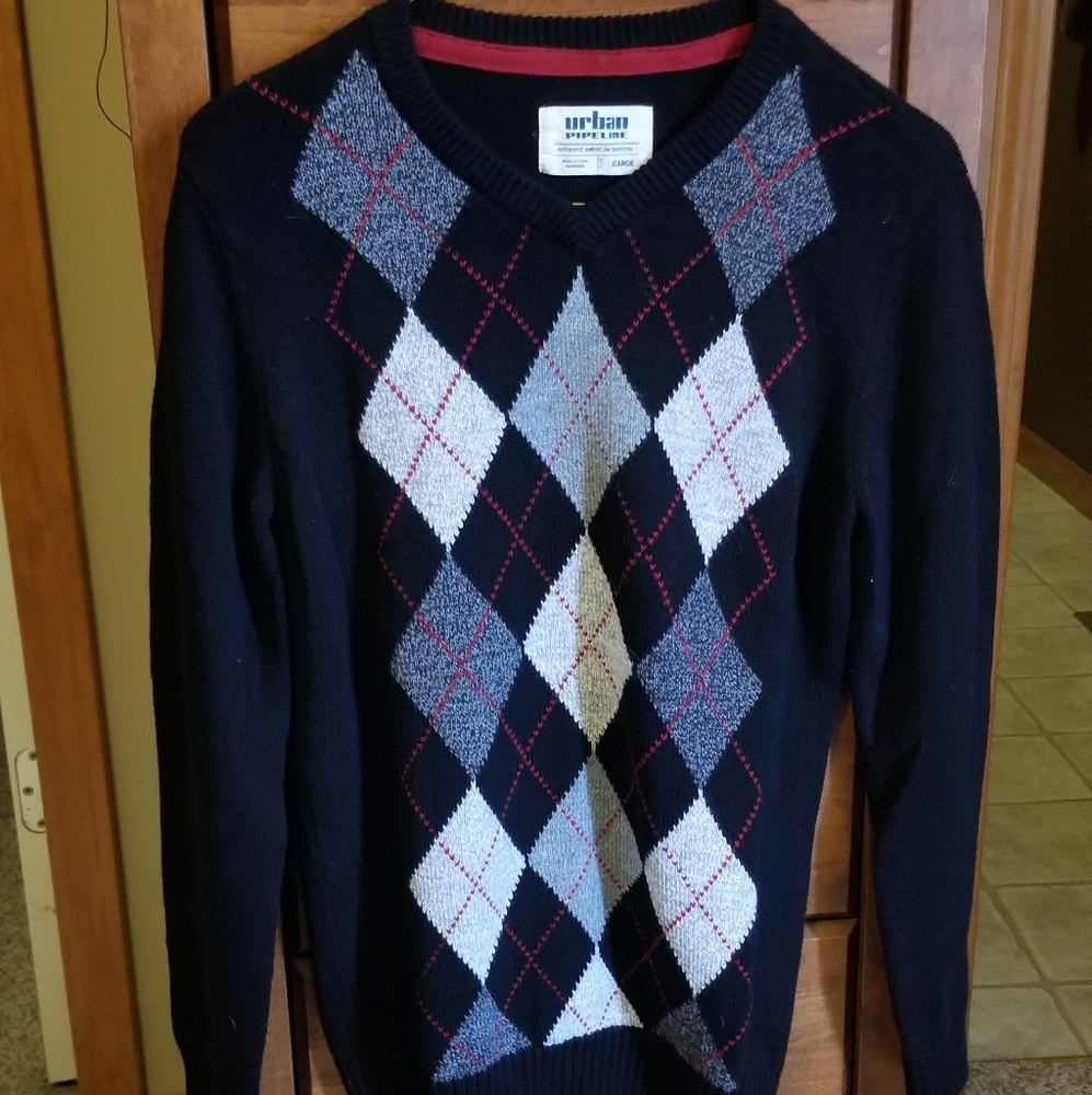 Urban Pipeline Argyle Sweater